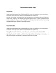 Instructions for Wood Chips