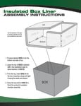 Insulated Box Liner Assembly Instructions