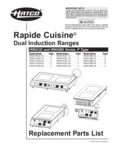 Hatco Rapide Cuisine Replacement Parts List
