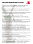 iSi Eco Series Q and A