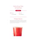 iSi Nitro Fruit Tea Smoothie iSi Nitro Fruit Tea Smoothie