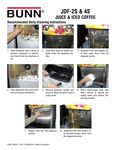 JDF-2S & 4S Cleaning Instructions