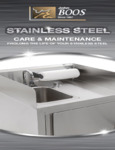 John Boos & Co. Stainless Steel Care Instructions