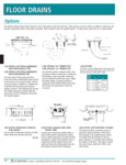 Josam Floor Drain Options