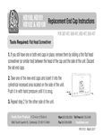 Koala Kare KB100, 110, 102, 108 End Cap Instructions