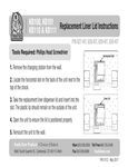 Koala Kare KB100, 101, 110, 111 Liner Lid Instructions
