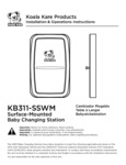 Koala Kare KB311SSWM Instructions