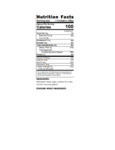 Kellogg's Mini Wheats Cereal 1 oz. Pack Nutrition Label