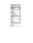 Kellogg's Rice Krispies Cereal .63 oz. Pack Nutrition Label Kellogg's Rice Krispies Cereal .63 oz. Pack Nutrition Label
