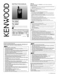 Kenwood TK2000 3000 Instruction Manual B62-2418-30
