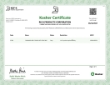 Rich's Kosher Certificate