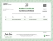 Rich's Kosher Certificate