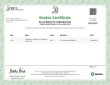 Rich's Kosher Certificate