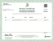 Rich's Kosher Certificate