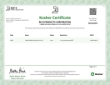 Rich's Kosher Certificate