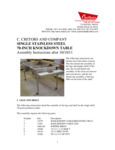 Knockdown Table Instructions post 10 18 11 Knockdown Table Instructions post 10 18 11