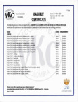 Kosher Certificate-CANOA