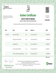Campbell milk kosher certificate
