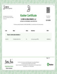 Kosher Certification-711CGB91031