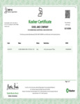 Kosher Certification-711CGB91075