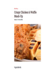 Krusteaz Professional Crispy Chicken Waffle Mash-Up Recipe Krusteaz Professional Crispy Chicken Waffle Mash-Up Recipe