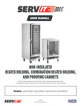 Servit Uninsulated Cabinets Manual