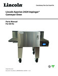 Lincoln Aperion 2424 Impinger Conveyor Oven Parts Manual Lincoln Aperion 2424 Impinger Conveyor Oven Parts Manual