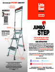 Little Giant Jumbo Step Ladder Instructions
