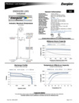 LN91- ENERGIZER INDUSTRIAL LITHIUM AA BATTERIES Data Sheet