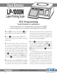 LP-1000 QR PLU Programming