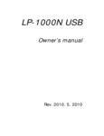 LP-1000N_-_USB_Owners_Manual