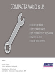 CATTABRIGA Compacta Vario 8 Classic Parts Manual