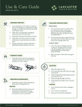 LT&S Booster Seat Use and Care Guide