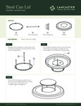 LT&S Steel Can Lid Assembly Instructions