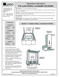 Luxe_Guest_Bariatric_Loveseat_Sofa Assembly Instructions