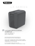 LX65 Fellowes Poweshred Cross-Cut Shredders