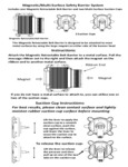 Magnetic Head Instruction Sheet