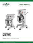 Mainstreet Equipment Gear Driven Mixer_Manual