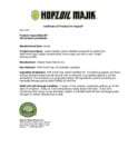 Hopzoil Majik Ingredient Statement Hopzoil Majik Ingredient Statement
