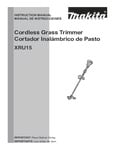 Makita Cordless Grass Trimmer XRU15 Instruction Manual