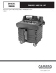 MANUAL - CamKiosk Hand Sink Cart Manual