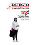 Manual for Cardinal Detecto APEX-RI Digital Scale
