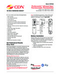Manual for CDN INTP662 ProAccurate Digital Laser Infrared Thermometer