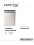 Manual for Centerline by Hobart CUH CUL Undercounter Dishwashing Machine