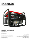 Manual for DuroMax XP4000S Portable Generator