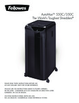 Manual for Fellowes AutoMax 550C 350C Paper Shredder