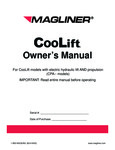 Manual for Magliner CPA Series