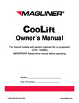 Manual for Magliner CTA Series