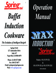Manual for Max Wok Induction Range