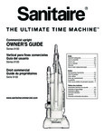 Manual for Sanitaire 9100 Series MULTI-SURFACE QuietClean Upright Vacuum Cleaner